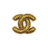 CHANEL VINTAGE BIG COCO MARK BROOCH MATELASSE GOLD ACCESSORY 90291248 - PURPOSE