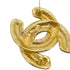 CHANEL VINTAGE BIG COCO MARK BROOCH MATELASSE GOLD ACCESSORY 90291248 - PURPOSE