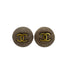 CHANEL VINTAGE EARRINGS COCOMARK ROUND ACCESSORY 94A 90291250 - PURPOSE