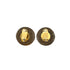 CHANEL VINTAGE EARRINGS COCOMARK ROUND ACCESSORY 94A 90291250 - PURPOSE