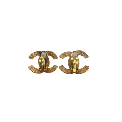 CHANEL VINTAGE EARRINGS COCOMARK GOLD ACCESSORY 90291251 - PURPOSE