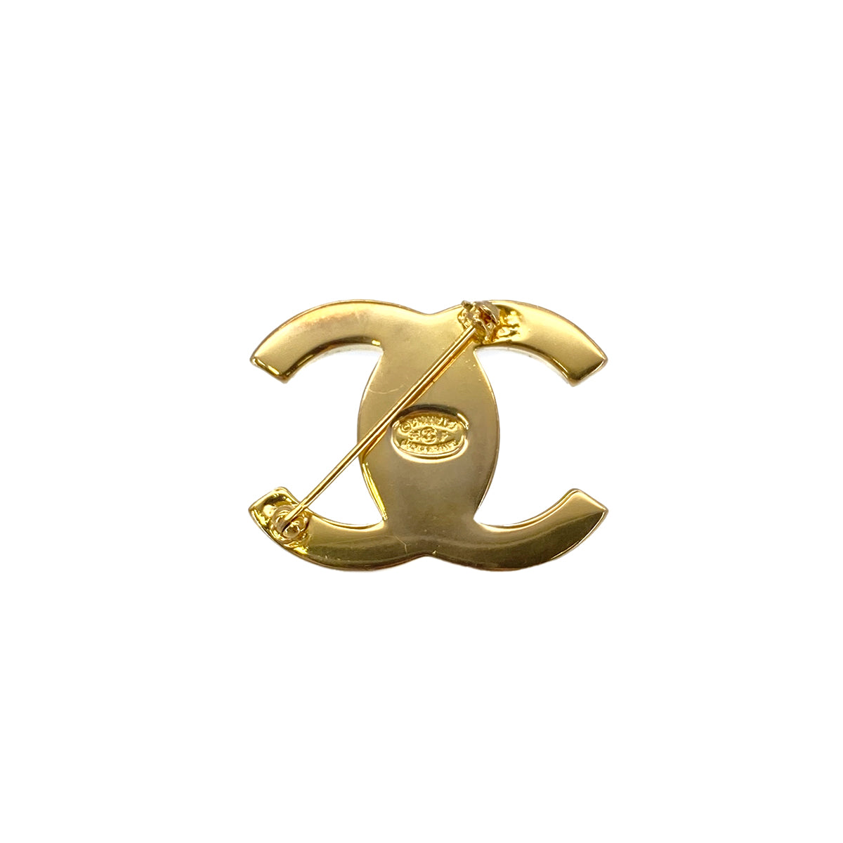 CHANEL VINTAGE COCOMARK BROOCH TURNLOCK ACCESSORY 96P 90291253