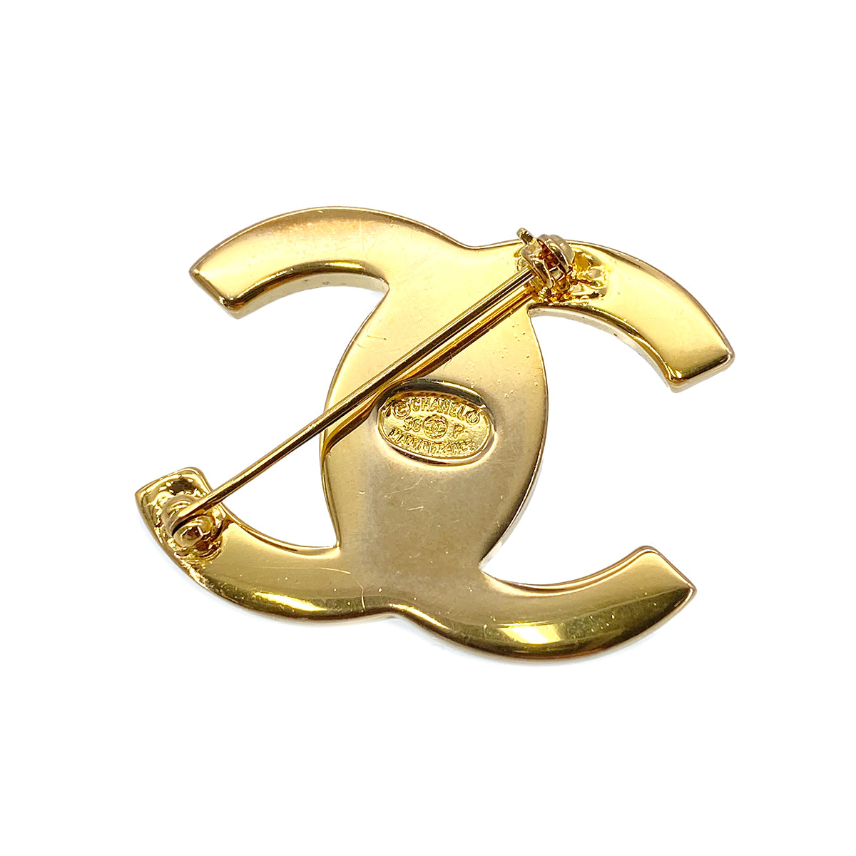 CHANEL VINTAGE COCOMARK BROOCH TURNLOCK ACCESSORY 96P 90291253