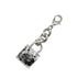 CHANEL VINTAGE COCOMARK CADENA KEY RING CLEAR SILVER CHAIN 14K 90291256 - PURPOSE