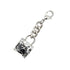 CHANEL VINTAGE COCOMARK CADENA KEY RING CLEAR SILVER CHAIN 14K 90291256 - PURPOSE