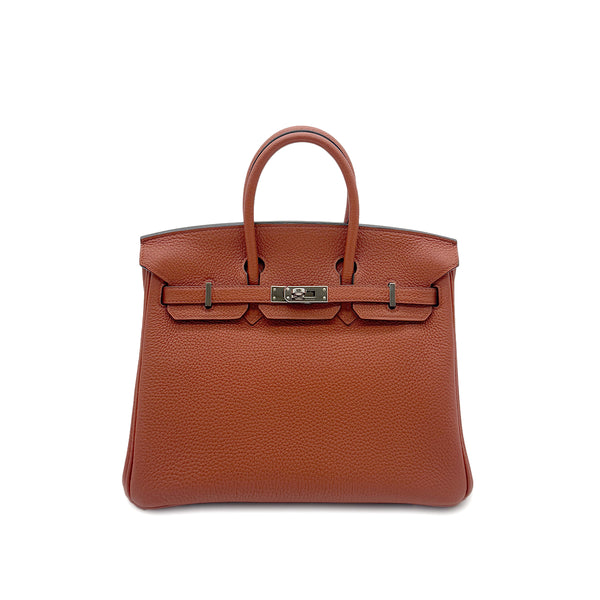 HERMES BIRKIN 25 CUIVRE TOGO HAND BAG X SHW 90291297 - PURPOSE