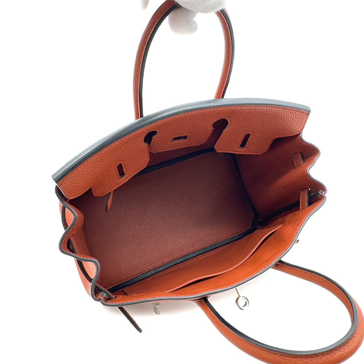 HERMES BIRKIN 25 CUIVRE TOGO HAND BAG X SHW 90291297