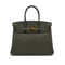 HERMES BIRKIN 30 VERT OLIVE TOGO HAND BAG Y GHW 90291299 - PURPOSE