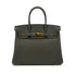 HERMES BIRKIN 30 VERT OLIVE TOGO HAND BAG Y GHW 90291299 - PURPOSE