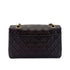 CHANEL VINTAGE MATELASSE CHAIN SHOULDER BAG BROWN LAMB SKIN 90291303 - PURPOSE