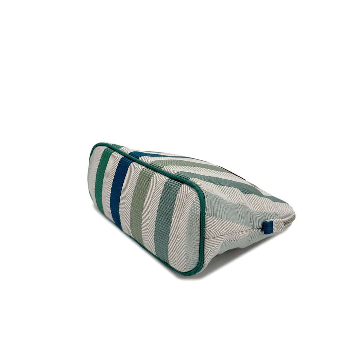 HERMES BOLIDE POUCH MINI GREEN NATURAL COTTON VISCOSE 90291304