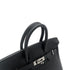 HERMES BIRKIN 25 BLACK TOGO HAND BAG □L SHW 90291307 - PURPOSE