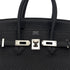 HERMES BIRKIN 25 BLACK TOGO HAND BAG □L SHW 90291307 - PURPOSE