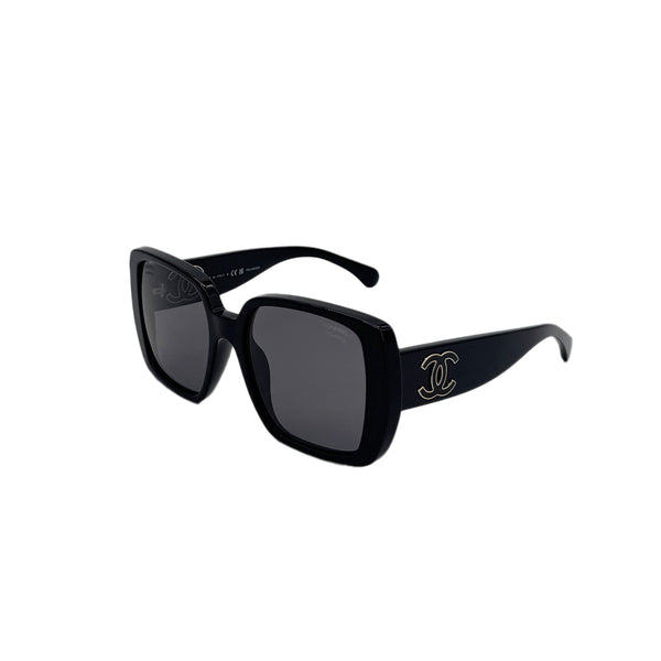 CHANEL SUNGLASSES COCOMARK BLACK EYEWEAR 90291310 - PURPOSE