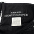 CHANEL VINTAGE SHORT SLEEVE DRESS SEQUINS BLACK NYLON 38 00C RTW 90291315 - PURPOSE