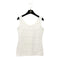 CHANEL SLEEVELESS KNIT TOPS WHITE NYLON 42 97P RTW 90291319