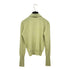 CHANEL VINTAGE COCO BUTTON CARDIGAN TOPS LIGHT GREEN RTW 90291329 - PURPOSE