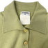 CHANEL VINTAGE COCO BUTTON CARDIGAN TOPS LIGHT GREEN RTW 90291329 - PURPOSE