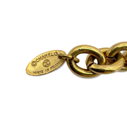 CHANEL VINTAGE COCOMARK MATELASSE CHAIN BELT GOLD ACCESSORY 90291333 - PURPOSE
