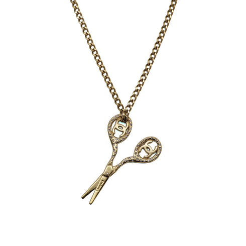 CHANEL NECKLACE SCISSORS COCOMARK RHINESTONE ACCESSORY 02P 90291341 - PURPOSE