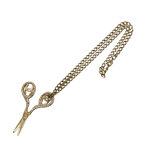 CHANEL NECKLACE SCISSORS COCOMARK RHINESTONE ACCESSORY 02P 90291341 - PURPOSE
