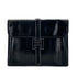 HERMES JIGE GM BLACK BOXCALF CLUTCH BAG 〇O 90291368 - PURPOSE