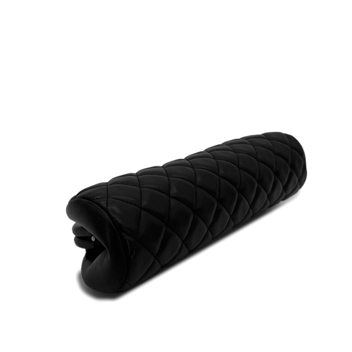 CHANEL MATELASSE CLUTCH BAG BLACK LAMB SKIN 90291371