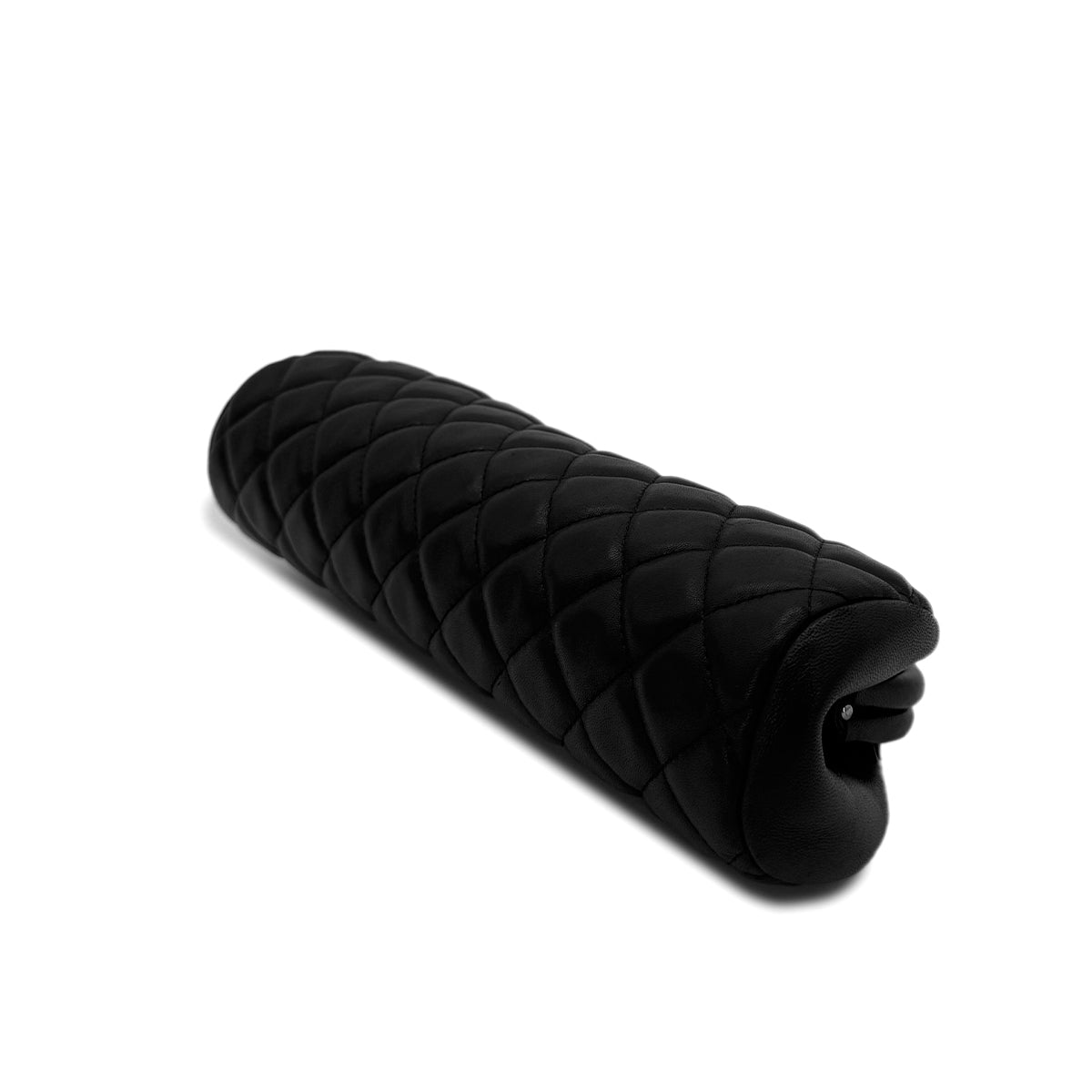 CHANEL MATELASSE CLUTCH BAG BLACK LAMB SKIN 90291371