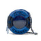 CHANEL LA PAUSA COCO MARK LIFESAVER ROUND CHAIN SHOULDER BAG BLUE BLACK VINYL LEATHER 90291372 - PURPOSE
