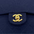 CHANEL VINTAGE MATELASSE CHAIN SHOULDER BAG NAVY COTTON 90291374 - PURPOSE