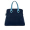 HERMES SAC HEEBOO PM BLUE MARINE BLUE JEAN TOILE H SWIFT HAND BAG □J 90291375 - PURPOSE
