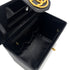 CHANEL VINTAGE TURN LOCK 2WAY VANITY HAND SHOULDER BAG BLACK CAVIAR SKIN 90291379