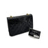CHANEL VINTAGE MATELASSE CHAIN SHOULDER BAG BLACK LIZARD 90291459 - PURPOSE