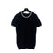 CHANEL SHORT SLEEVE TOPS COCOMARK BICOLOR BLACK WHITE COTTON 42 RTW 90291469