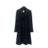 CHANEL COCOMARK LONG TWEED COAT BLACK COTTON 38 02A RTW 90291470