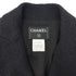 CHANEL COCOMARK LONG TWEED COAT BLACK COTTON 38 02A RTW 90291470