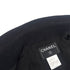 CHANEL COCOMARK LONG TWEED COAT BLACK COTTON 38 02A RTW 90291470
