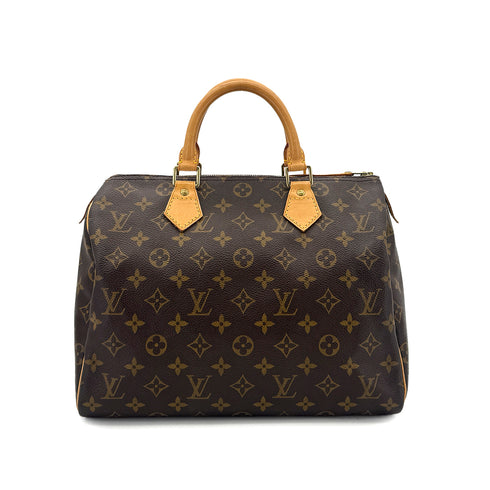 LOUIS VUITTON MONOGRAM SPEEDY 30 HAND BAG BROWN M41526 90291864 - PURPOSE
