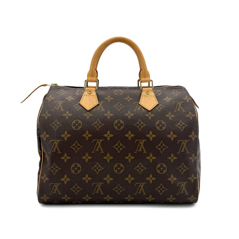 LOUIS VUITTON MONOGRAM SPEEDY 30 HAND BAG BROWN M41526 90291864 - PURPOSE