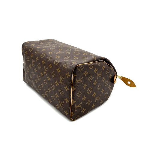 LOUIS VUITTON MONOGRAM SPEEDY 30 HAND BAG BROWN M41526 90291864 - PURPOSE