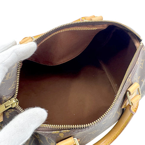 LOUIS VUITTON MONOGRAM SPEEDY 30 HAND BAG BROWN M41526 90291864 - PURPOSE