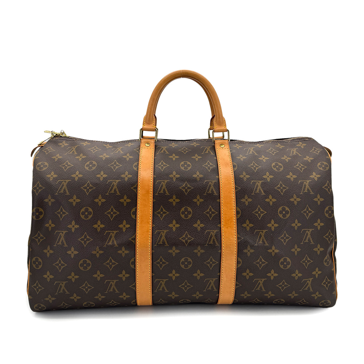 LOUIS VUITTON MONOGRAM KEEPALL 50 LUGGAGE BROWN M41426 90291866