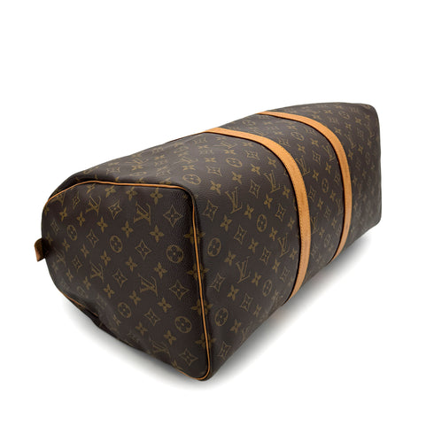 LOUIS VUITTON MONOGRAM KEEPALL 50 LUGGAGE BROWN M41426 90291866 - PURPOSE