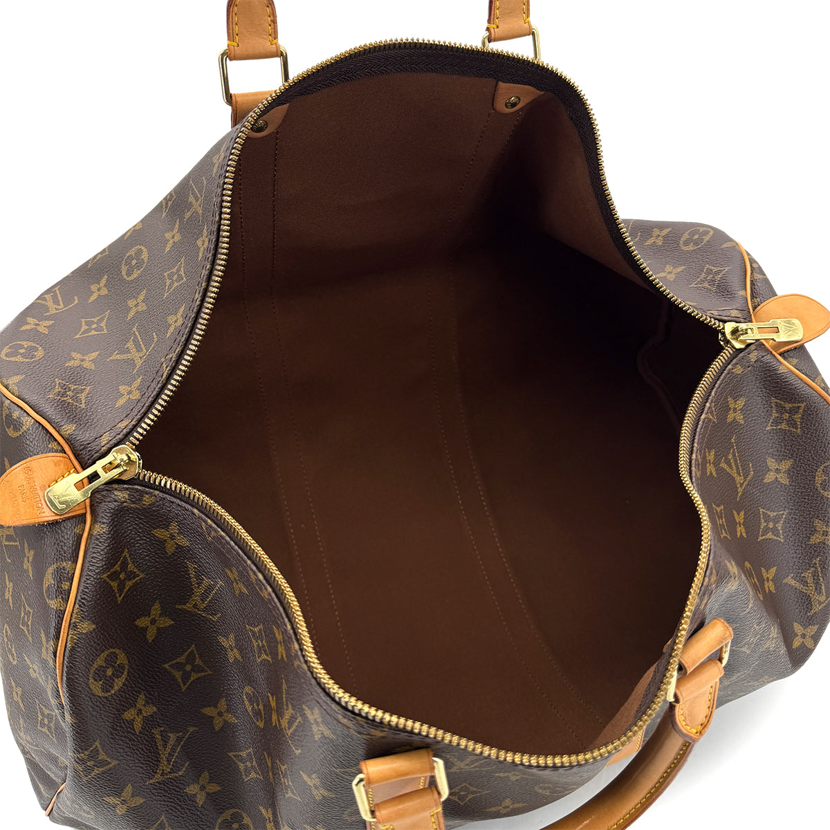 LOUIS VUITTON MONOGRAM KEEPALL 50 LUGGAGE BROWN M41426 90291866