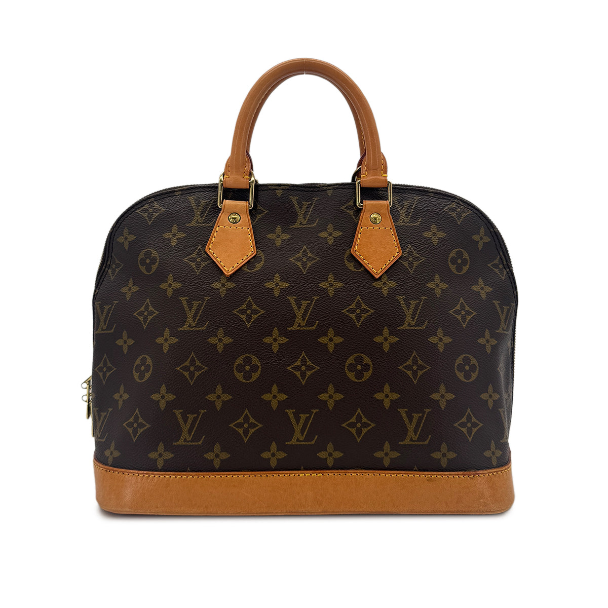 LOUIS VUITTON MONOGRAM ALMA HAND BAG BROWN MONOGRAM CANVAS M51130 90291868