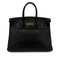 HERMES BIRKIN 35 BLACK VEAU GULLIVER HAND BAG □A GHW 90291876 - PURPOSE
