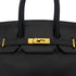 HERMES BIRKIN 35 BLACK VEAU GULLIVER HAND BAG □A GHW 90291876 - PURPOSE
