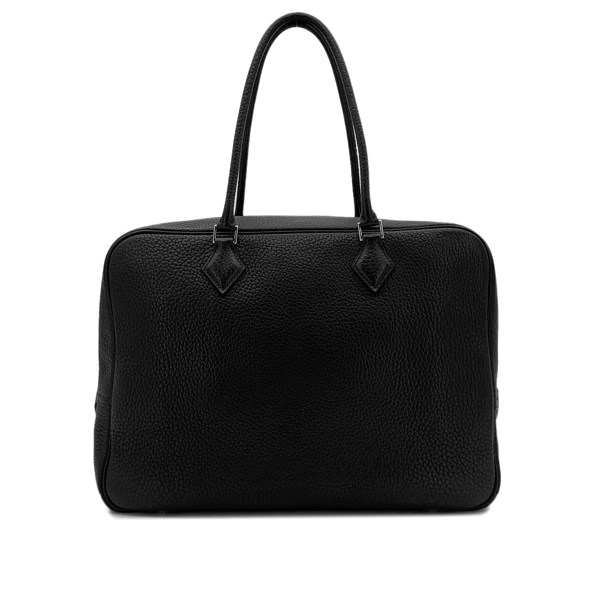 HERMES PLUME 35 BLACK FJORD SHOULDER BAG □G SHW 90291877