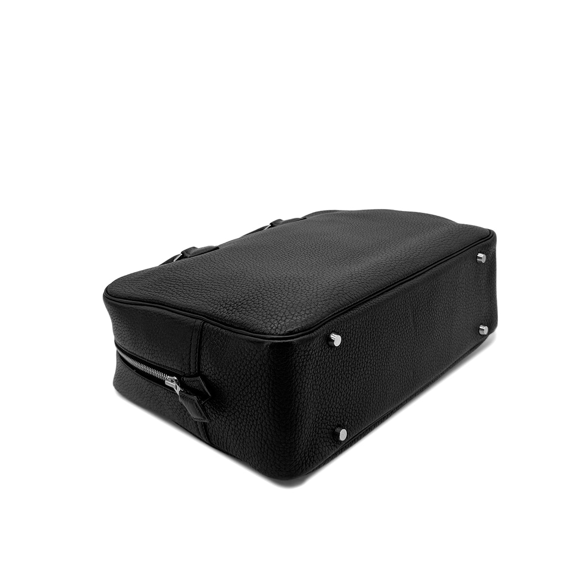 HERMES PLUME 35 BLACK FJORD SHOULDER BAG □G SHW 90291877