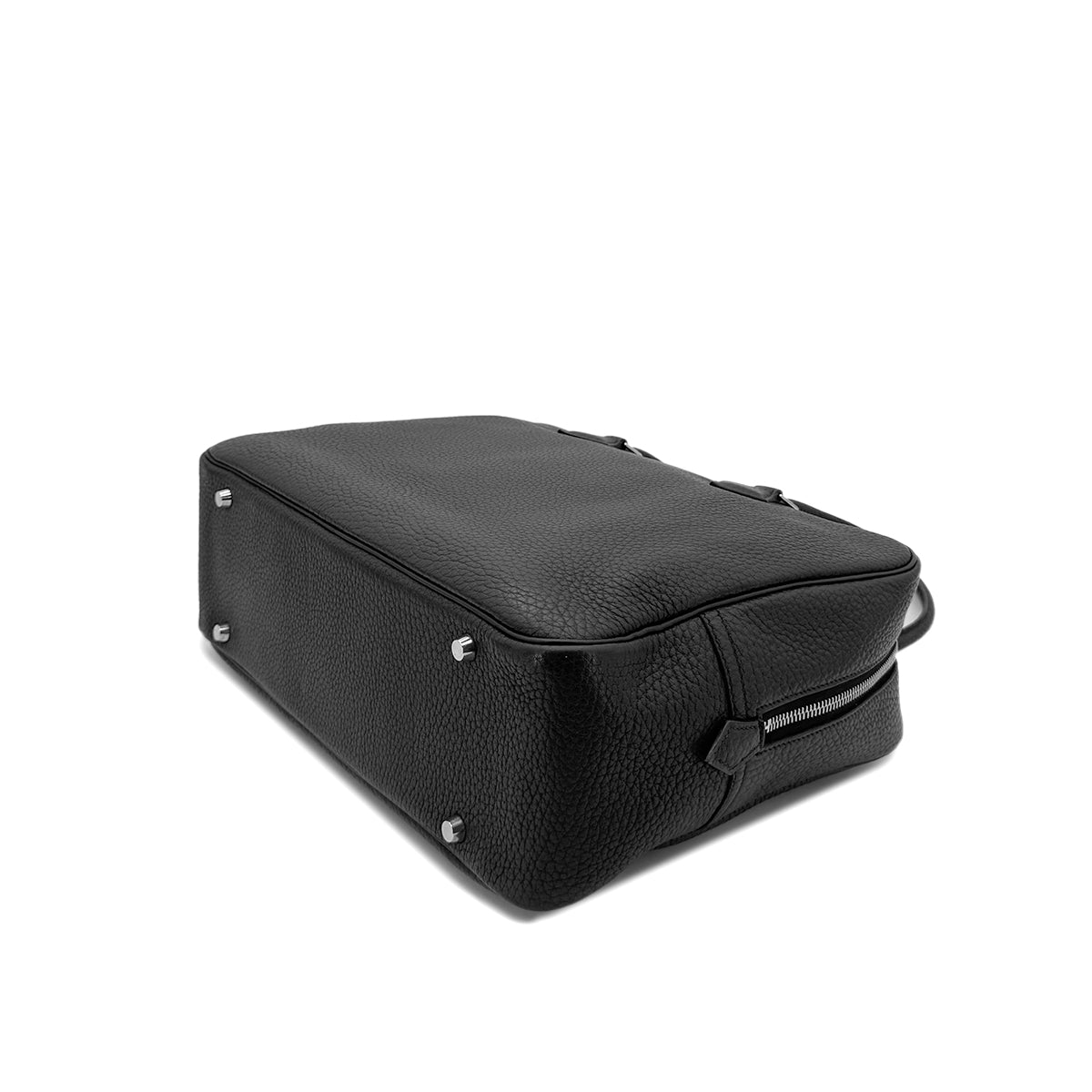 HERMES PLUME 35 BLACK FJORD SHOULDER BAG □G SHW 90291877